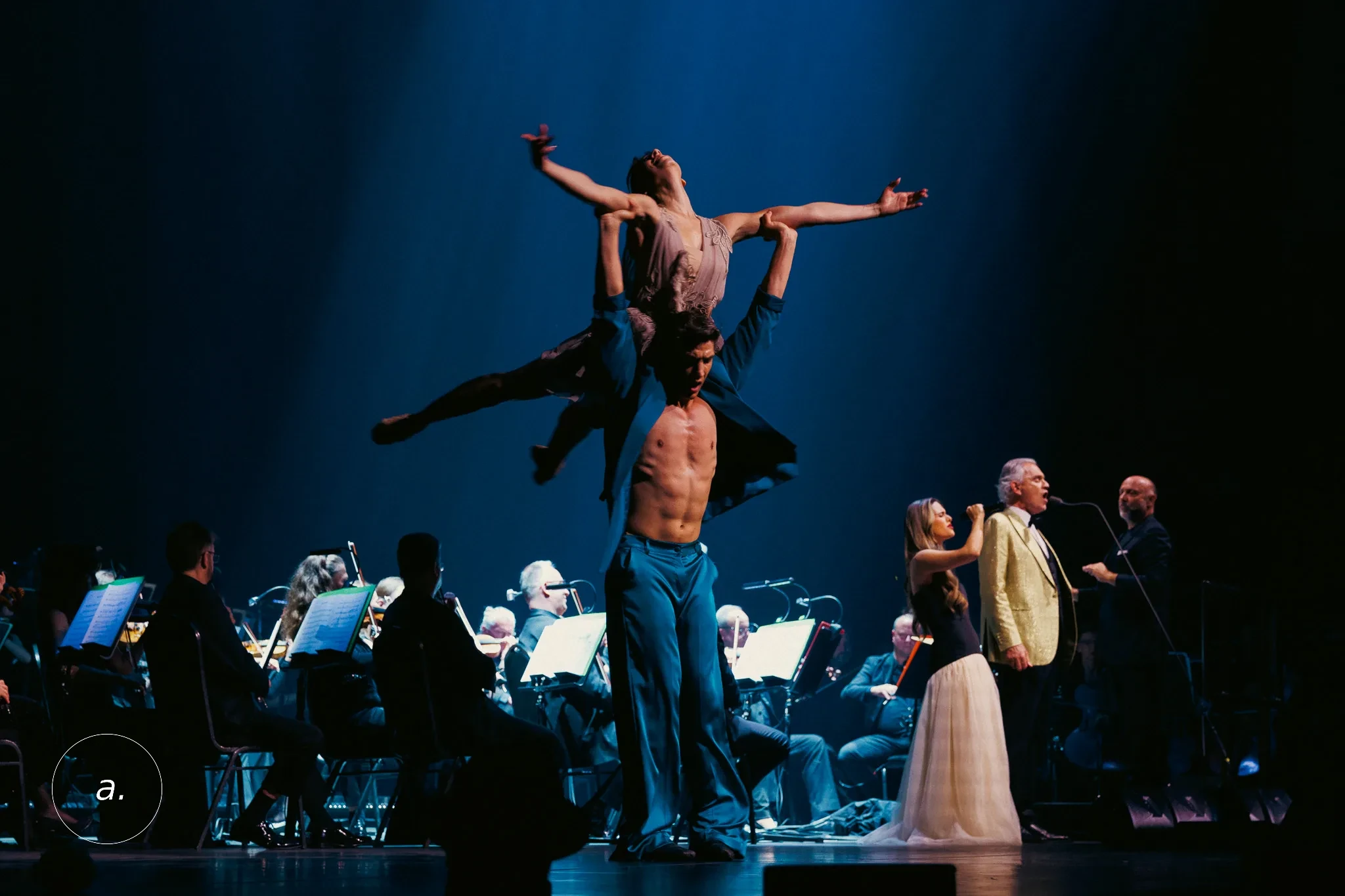 Andrea Bocelli concert photography