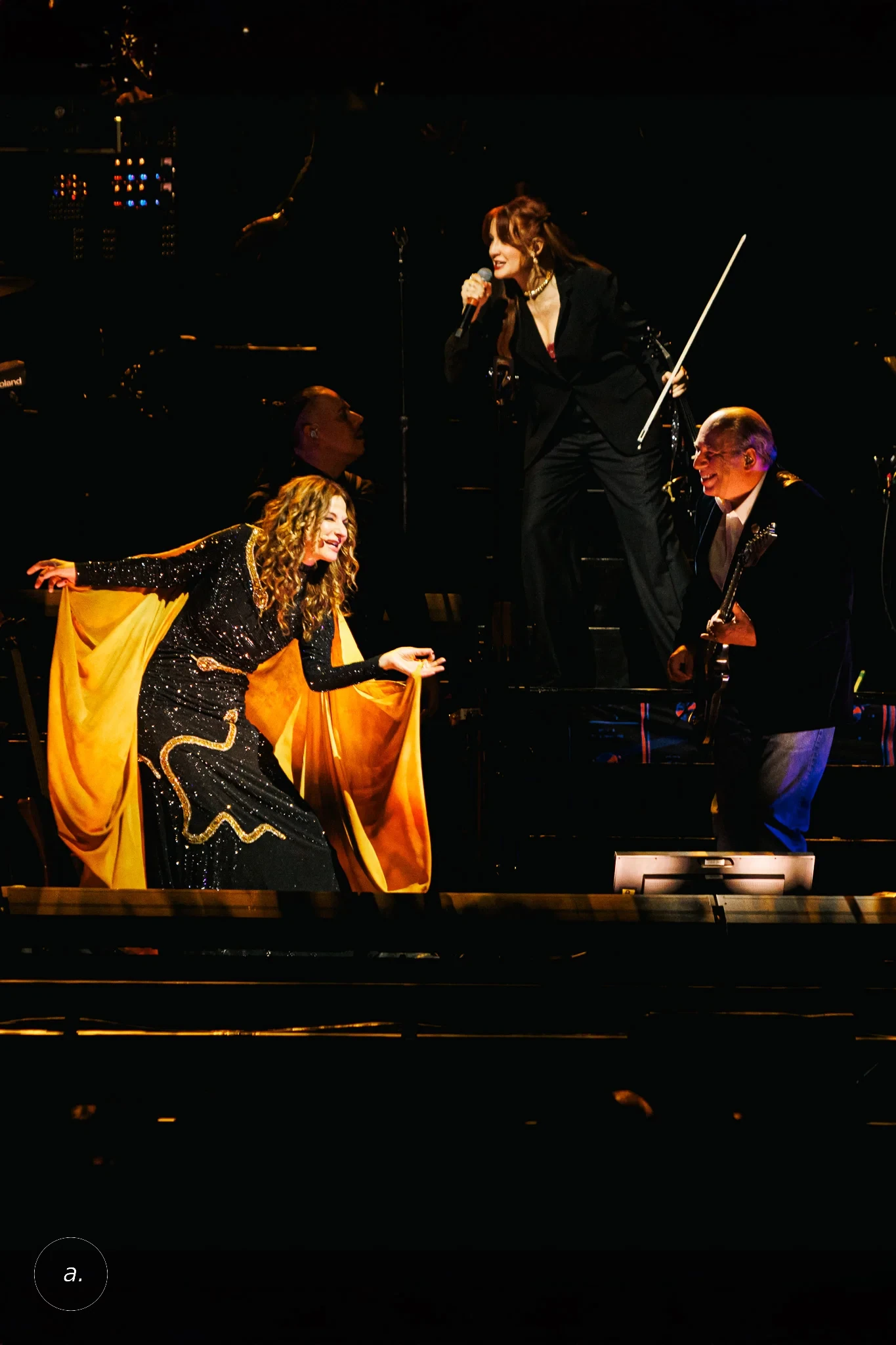 Hans Zimmer Live performers on stage, London, photographed by Campbell Jensen