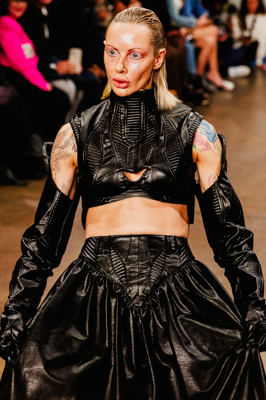 London Fashion Week portrait, February 2025, photographed by Campbell Jensen