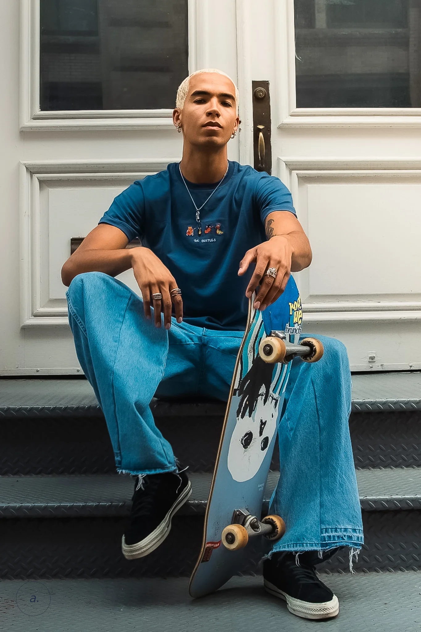 Palmah, portrait, New York, photographed by Campbell Jensen