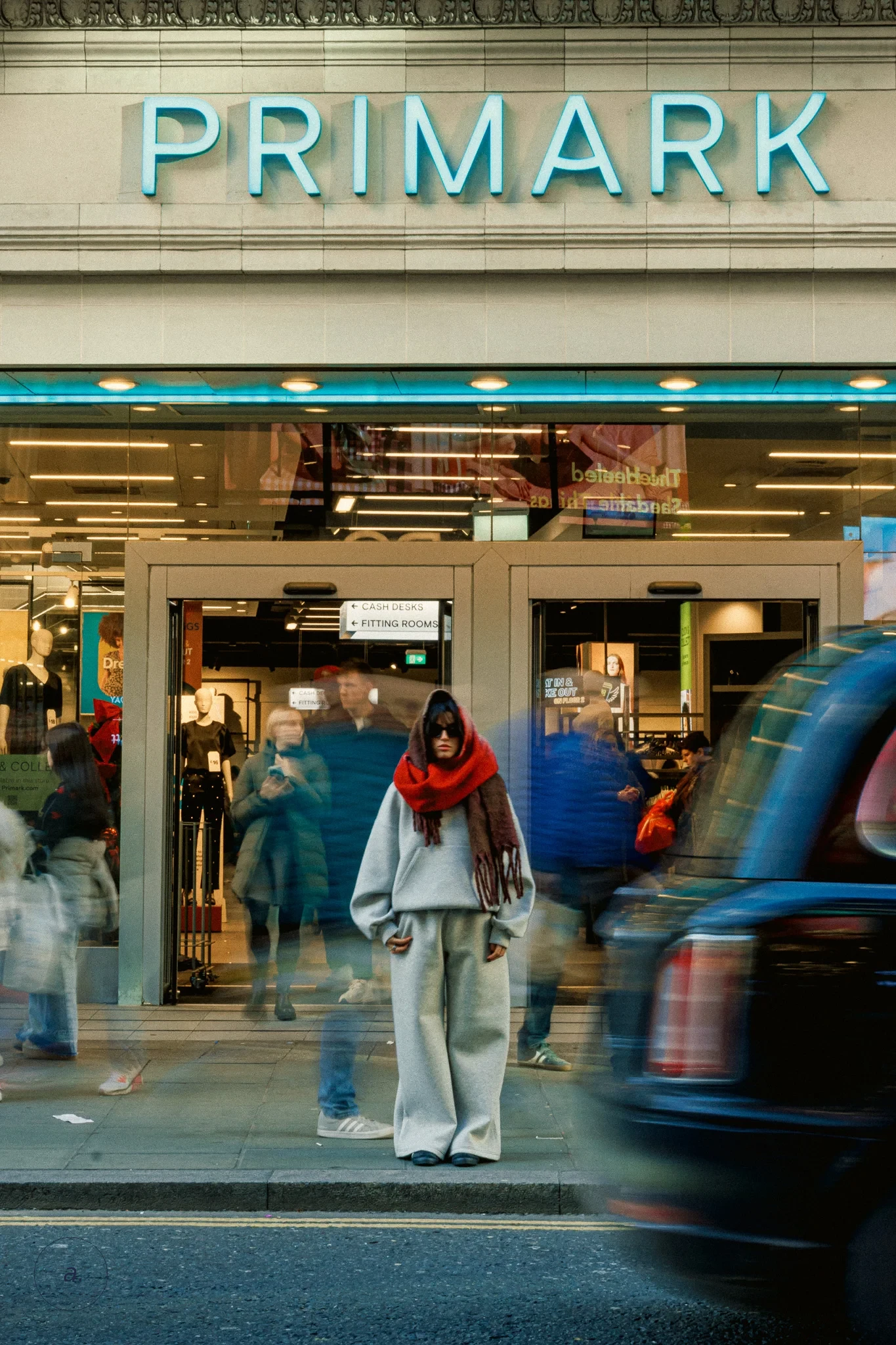 Fashion portrait, London, photographed by Campbell Jensen