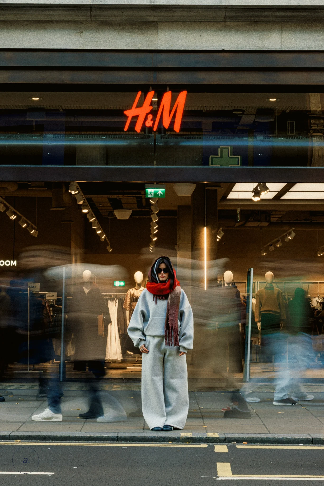 Fashion portrait, London, photographed by Campbell Jensen
